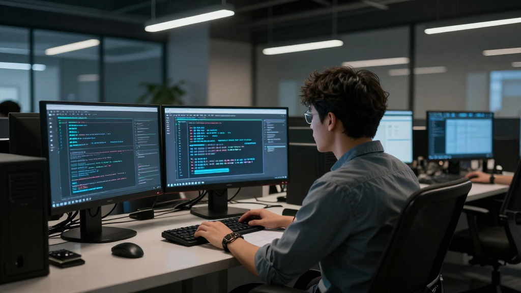 AI image of developer
